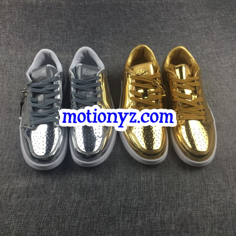 Air Jordan 1 Low Pinnacle Metallic Gold